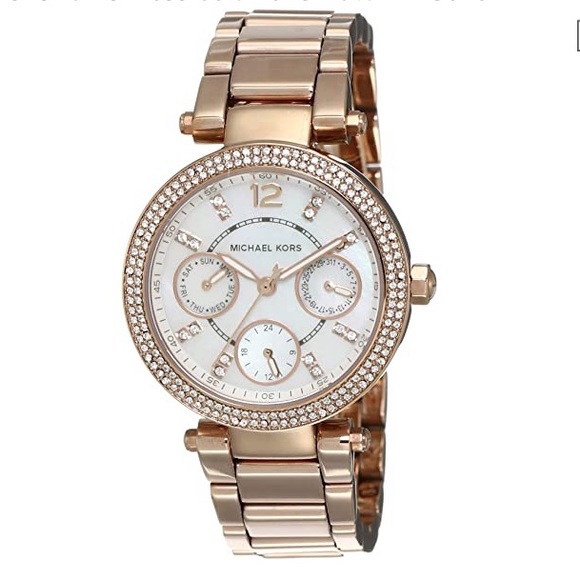 Michael Kors Accessories - Michael Kors Parker Rose Gold Watch